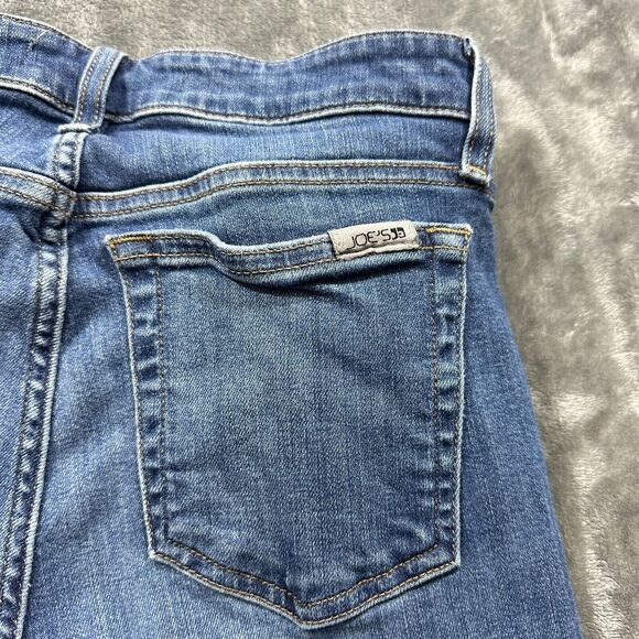 Joe's Jeans‎ Womens 27 Luna Mid-Rise Cigarette Ankle Distressed Raw Hem - Picture 8 of 14